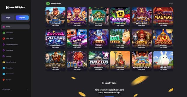 Houseofspins Slot Game Logo by 