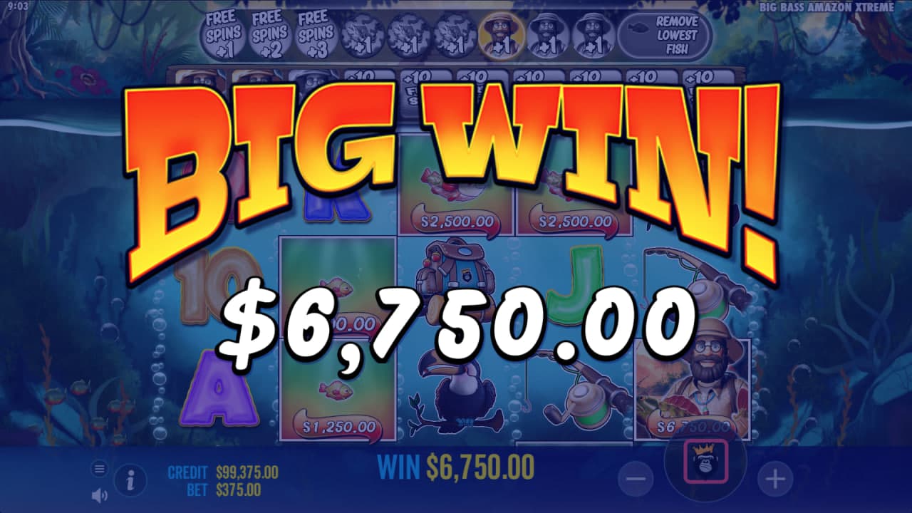 Big Bass Amazon Xtreme by Pragmatic Play screen 3