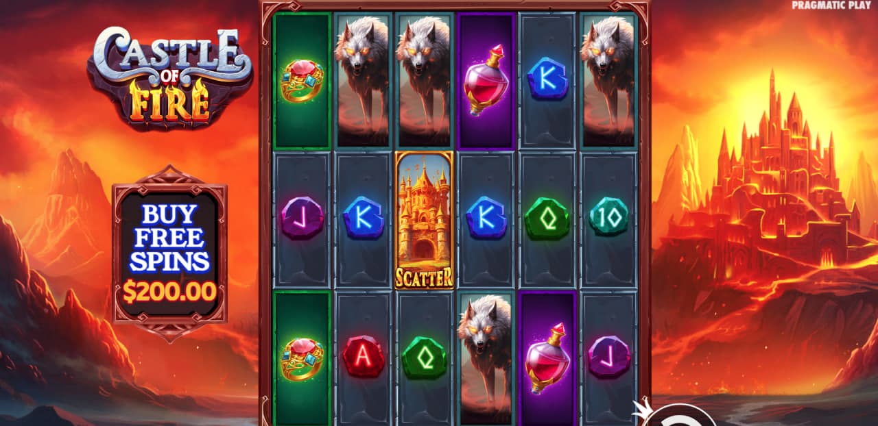 Castle of Fire by Pragmatic Play screen 1
