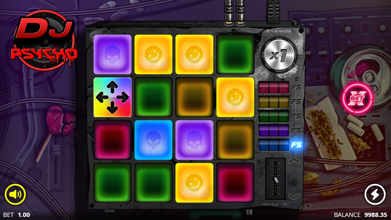 DJ Psycho by Nolimit City screen 1