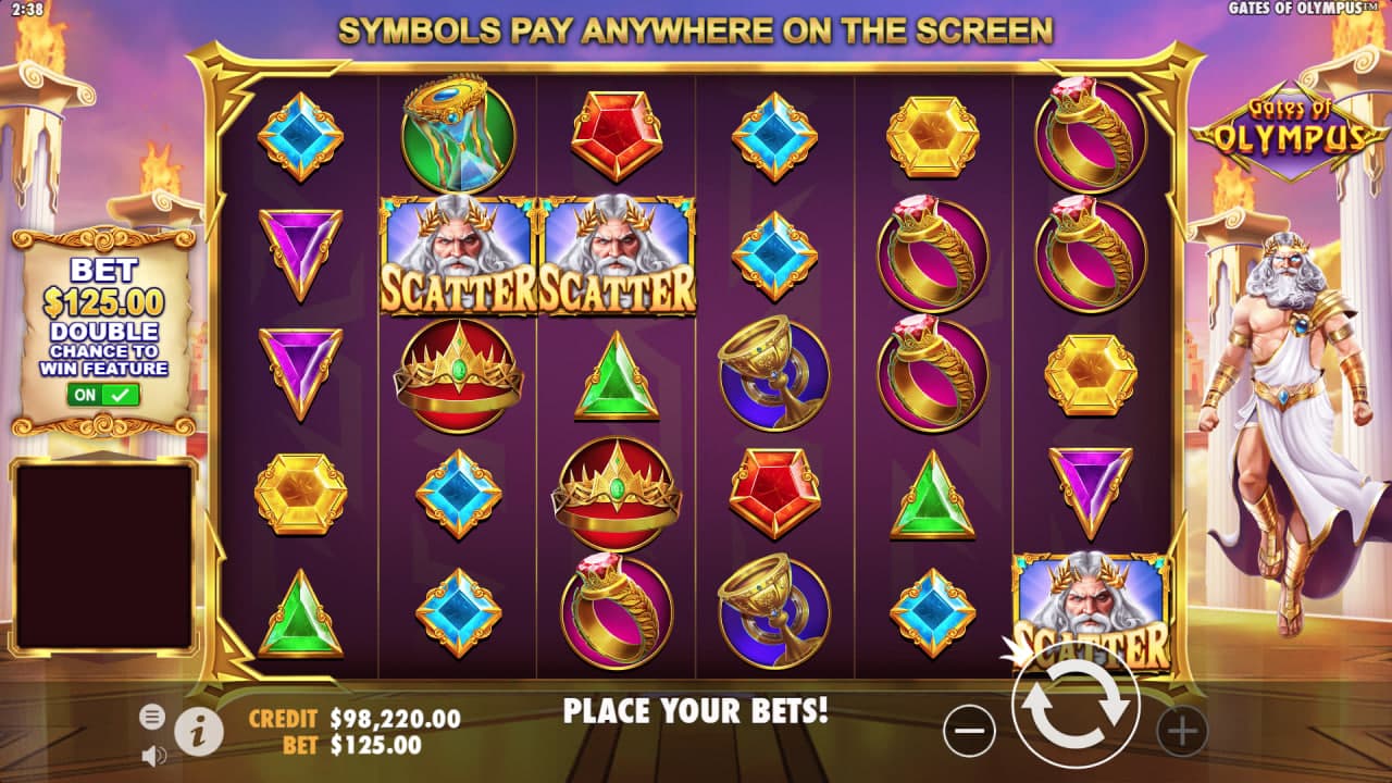 Gates of Olympus by Pragmatic Play screen 2