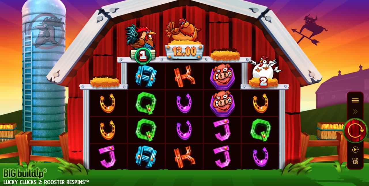 Lucky Clucks 2 Rooster Respins by Crazy Tooth Studio screen 3