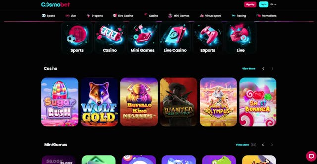 Cosmobet Slot Game Logo by 