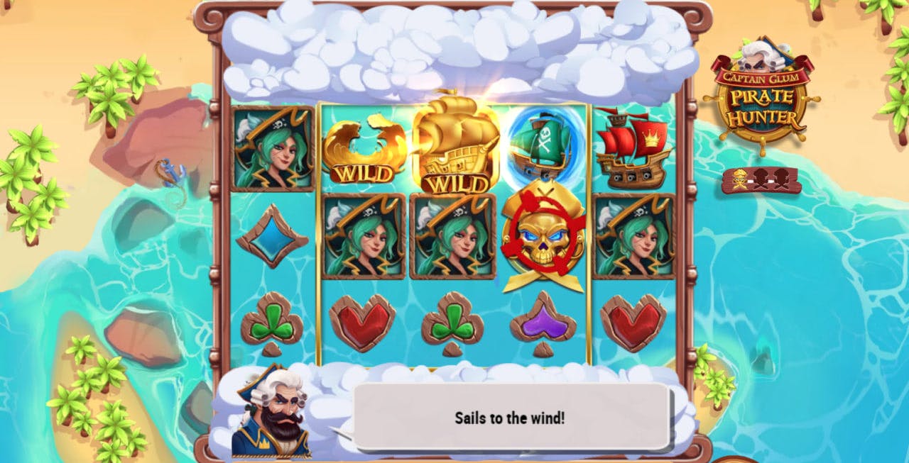 Captain Glum: Pirate Hunter by Play'n GO screen 2