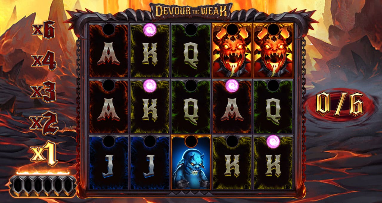 Devour The Weak by Yggdrasil Gaming screen 4