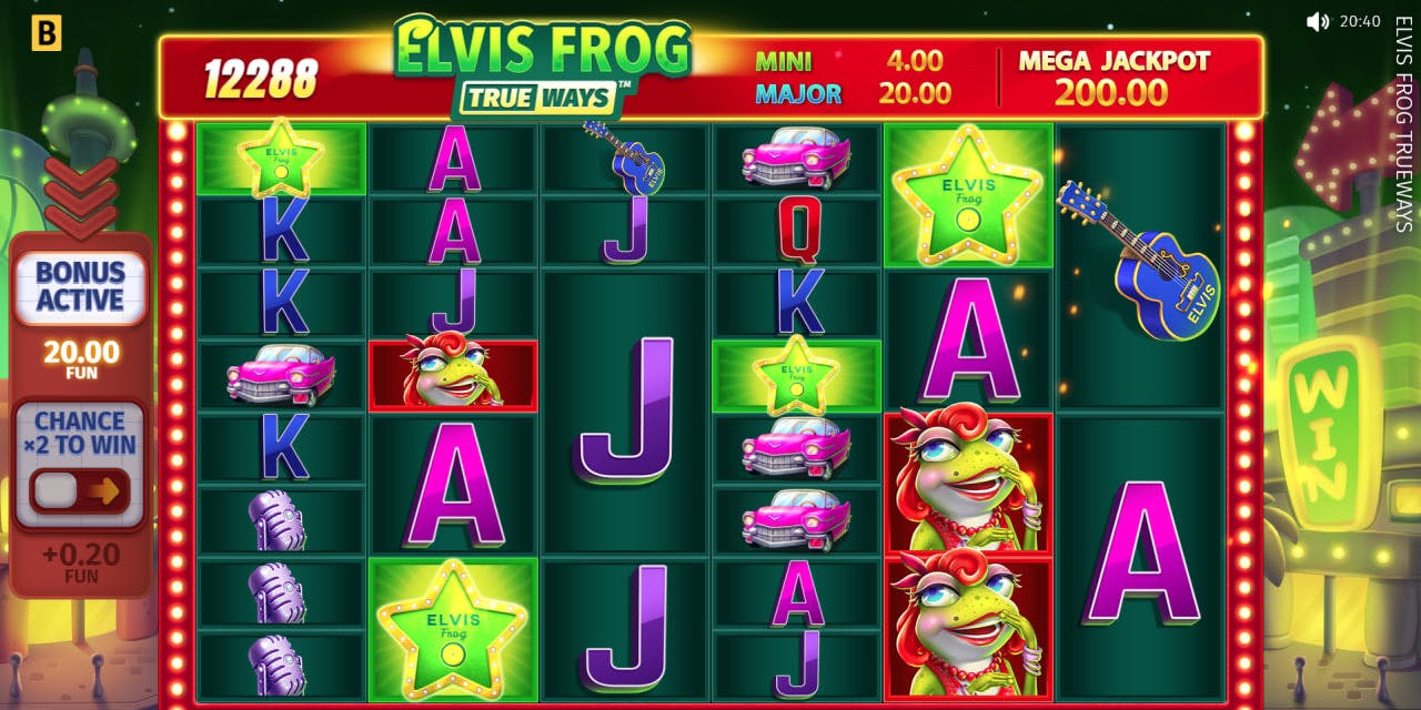 Elvis Frog TRUEWAYS by BGaming screen 1