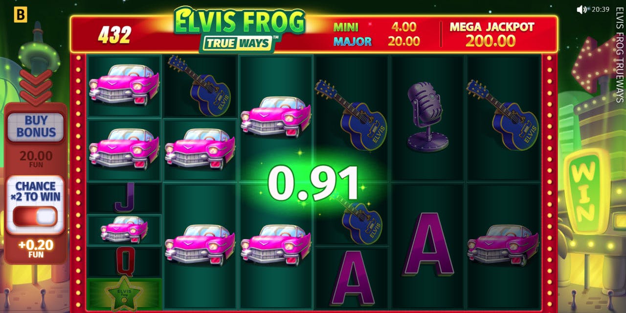 Elvis Frog TRUEWAYS by BGaming screen 3