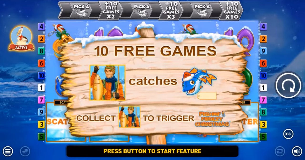 Fishin’ Frenzy Christmas by Blueprint Gaming screen 3