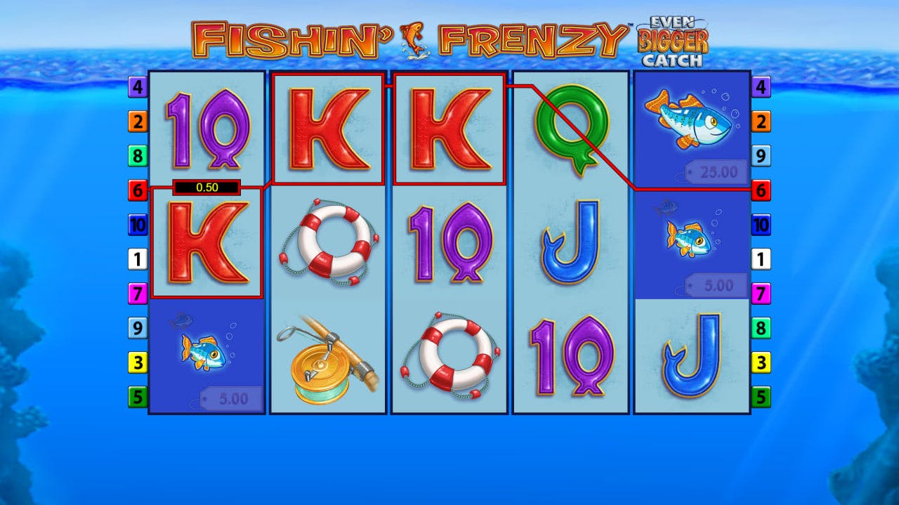 Fishin' Frenzy Even Bigger Catch by Blueprint Gaming screen 4