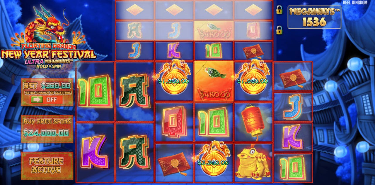 Floating Dragon New Year Festival Ultra Megaways Hold & Spin by Pragmatic Play