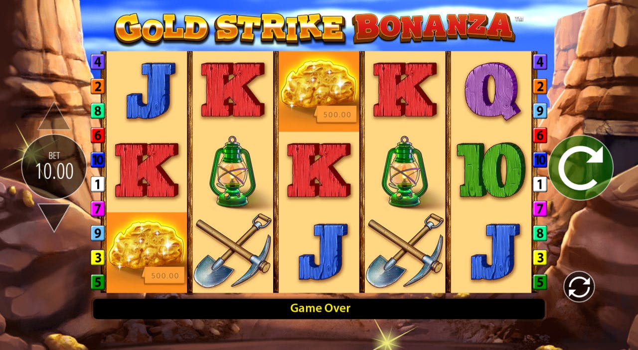 Gold Strike Bonanza by Blueprint Gaming screen 2