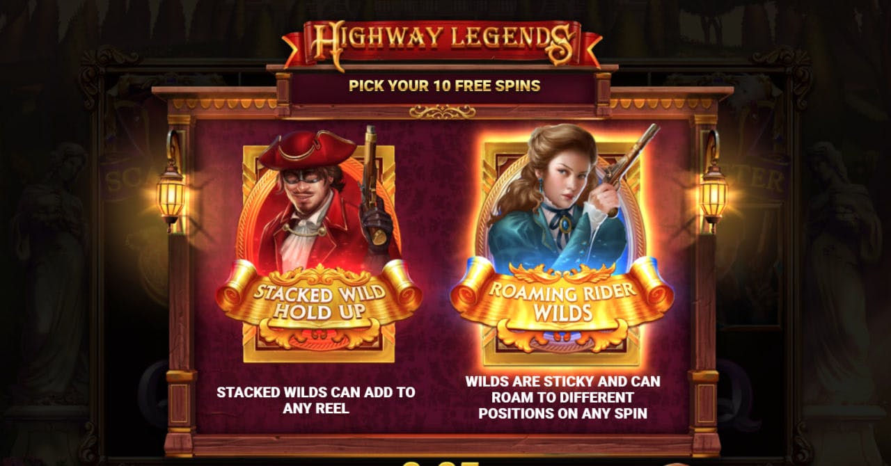 Highway Legends by Play'n GO screen 2