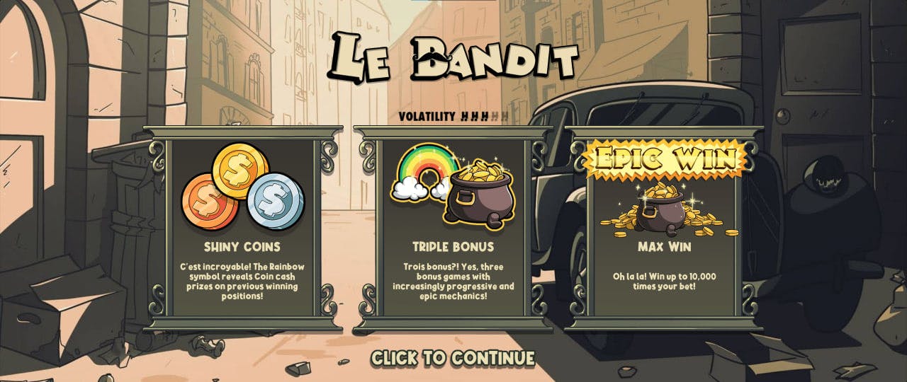 Le Bandit by Hacksaw Gaming screen 2