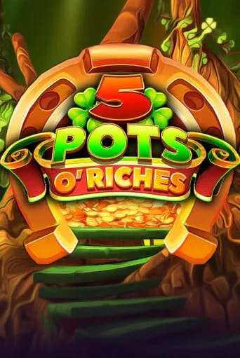 5 Pots o' Riches Slot Game Logo by Blueprint Gaming
