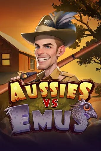 Aussies vs Emus Slot Game Logo by Blue Guru Games