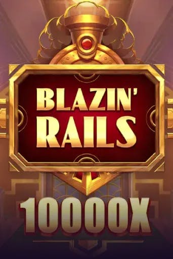 Blazin' Rails Slot Game Logo by Foxium