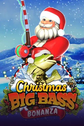 Christmas Big Bass Bonanza Slot Game Logo by Pragmatic Play