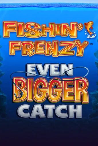 Fishin' Frenzy Even Bigger Catch Slot Game Logo by Blueprint Gaming