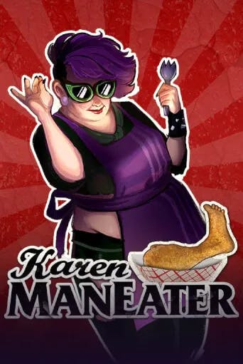 Karen Maneater Slot Game Logo by Nolimit City