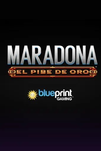 Maradona El Pibe Oro Slot Game Logo by Blueprint Gaming