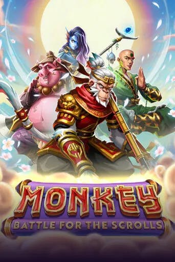 Monkey: Battle for the Scrolls Slot Game Logo by Play'n GO