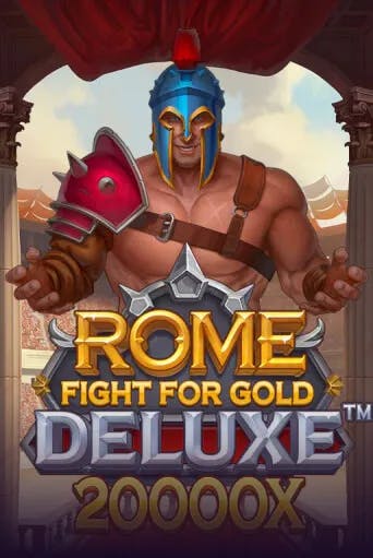 Rome Fight For Gold Deluxe Slot Game Logo by Games Global