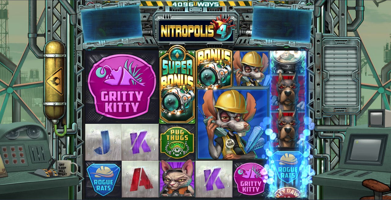 Nitropolis 4 by ELK Studios screen 1