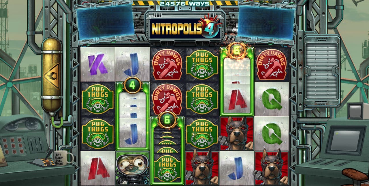 Nitropolis 4 by ELK Studios screen 4