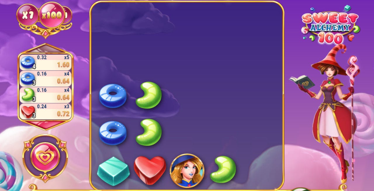 Sweet Alchemy 100 by Play'n GO screen 3