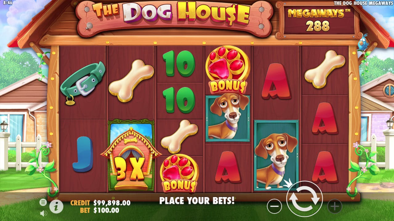 The Dog House Megaways by Pragmatic Play screen 2