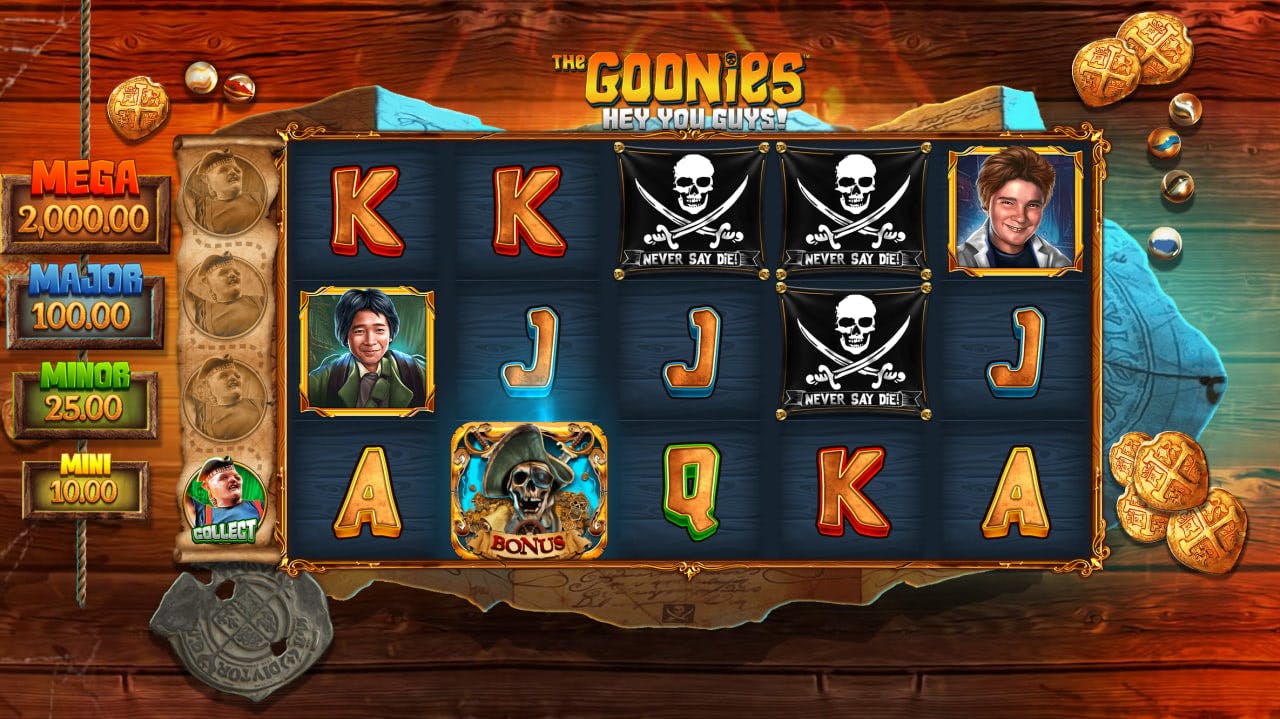 The Goonies Hey You Guys by Blueprint Gaming screen 1