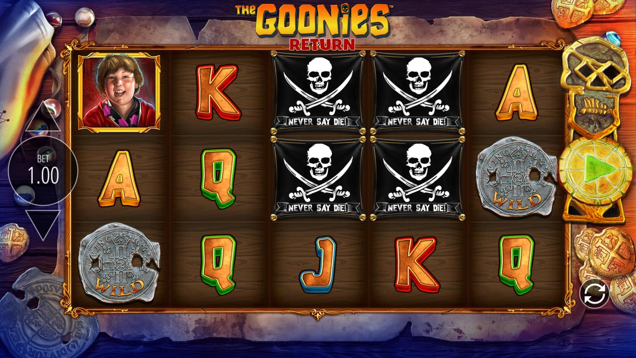 The Goonies Return by Blueprint Gaming screen 2