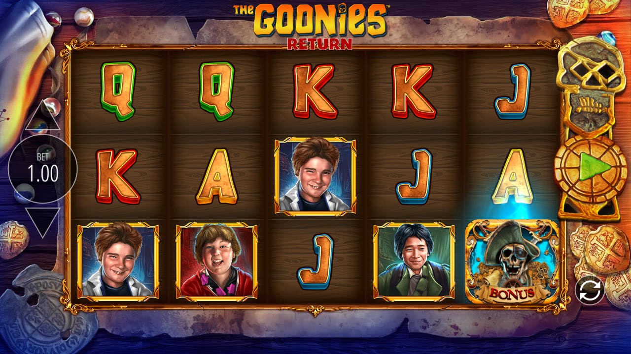 The Goonies Return by Blueprint Gaming screen 3