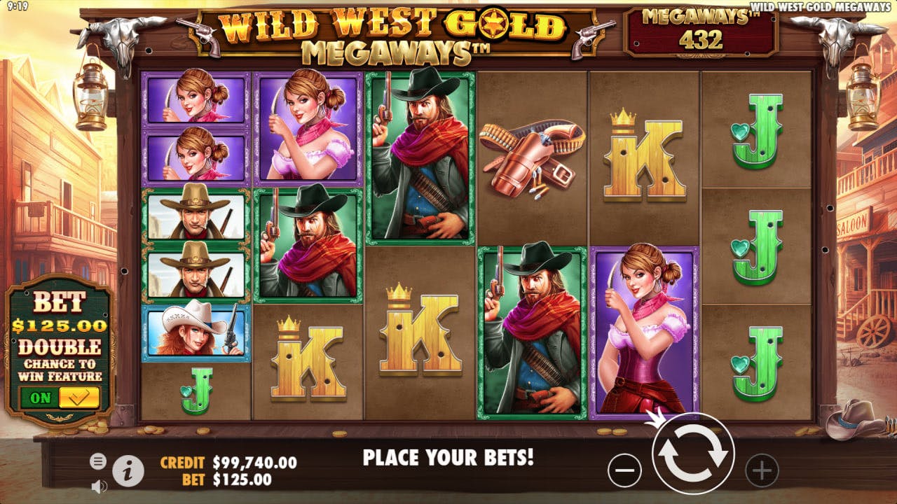 Wild West Gold Megaways by Pragmatic Play screen 3