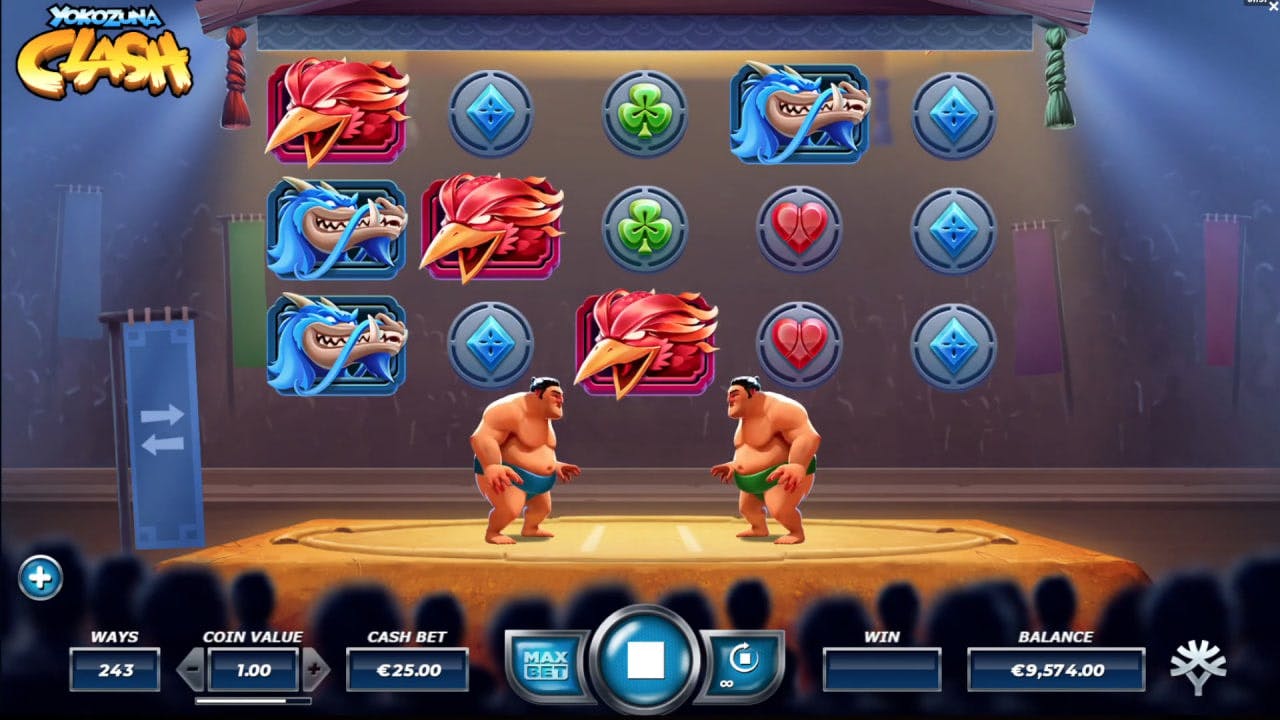 Yokozuna clash by Yggdrasil Gaming screen 1
