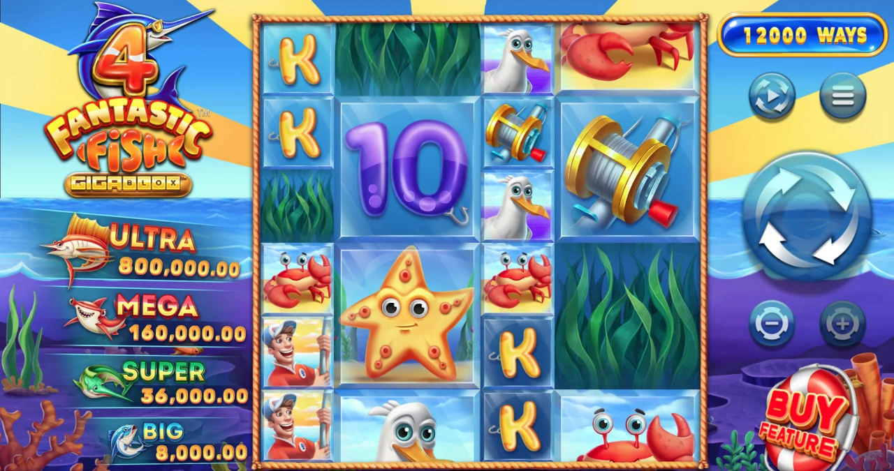 4 Fantastic Fish Gigablox by Yggdrasil Gaming - background 5