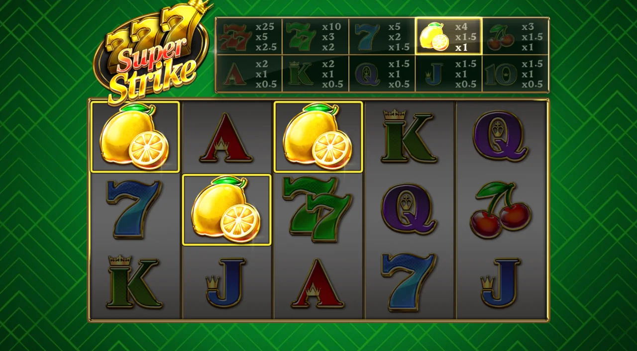 777 Super Strike by Red Tiger - background 5