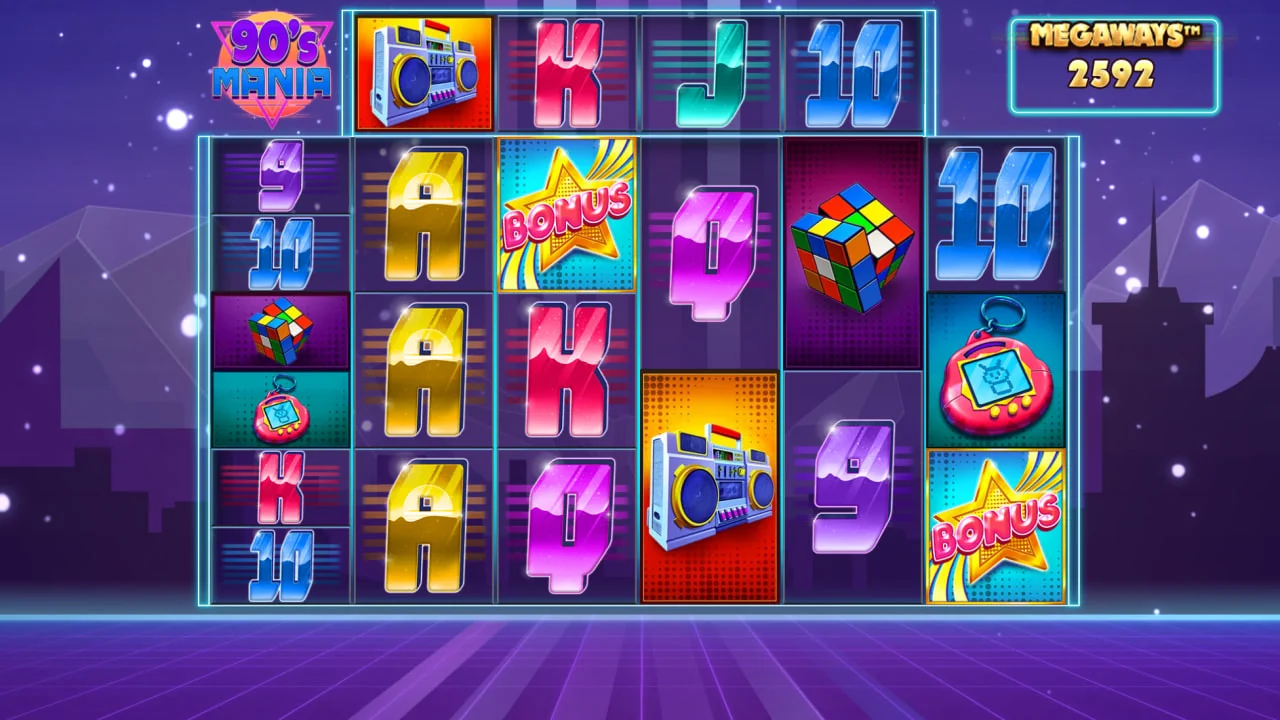 90's Mania Megaways by Blueprint Gaming - background 5