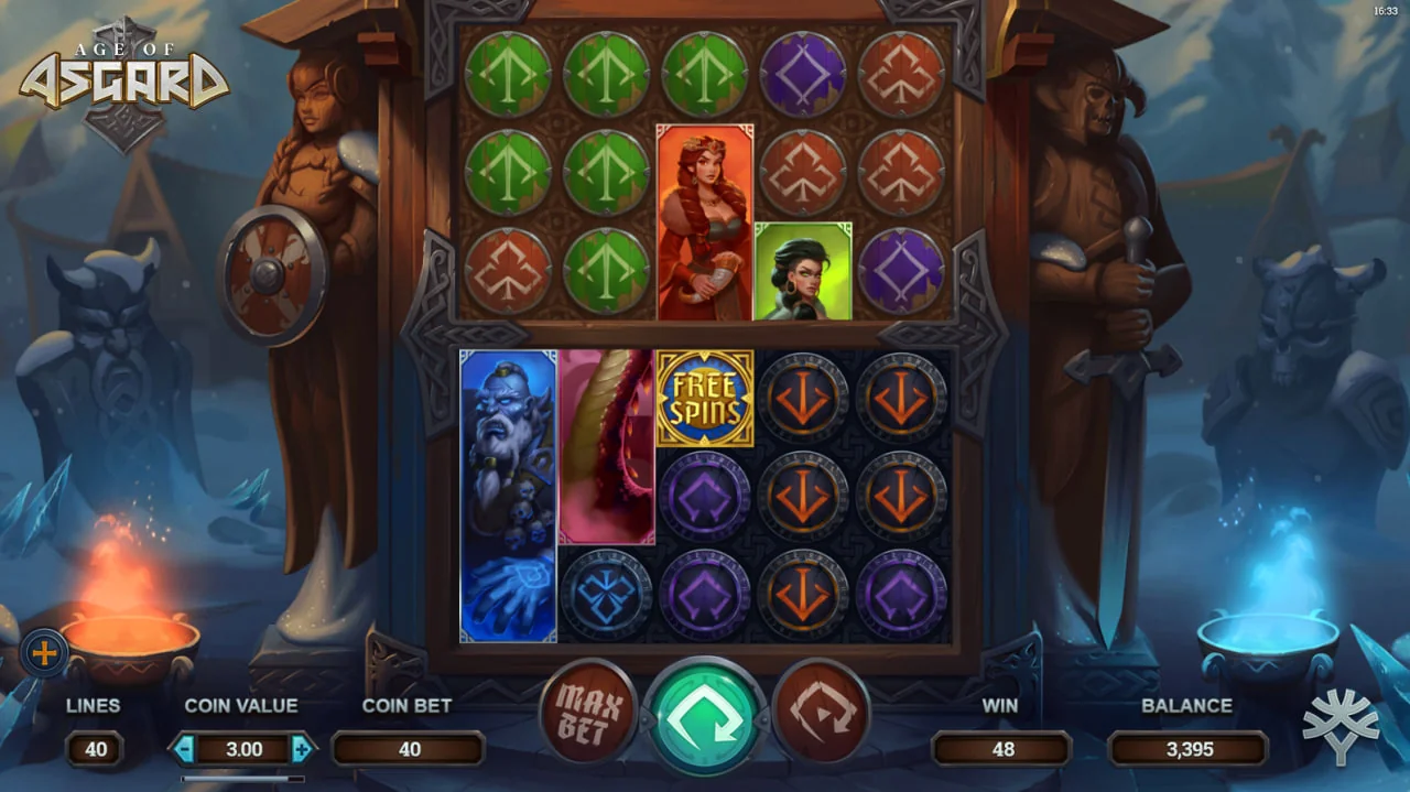 Age of Asgard by Yggdrasil Gaming - background 5