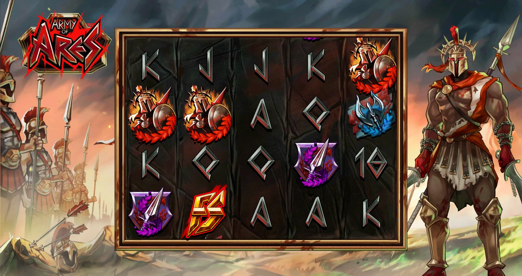 Army of Ares by Hacksaw Gaming - background 2