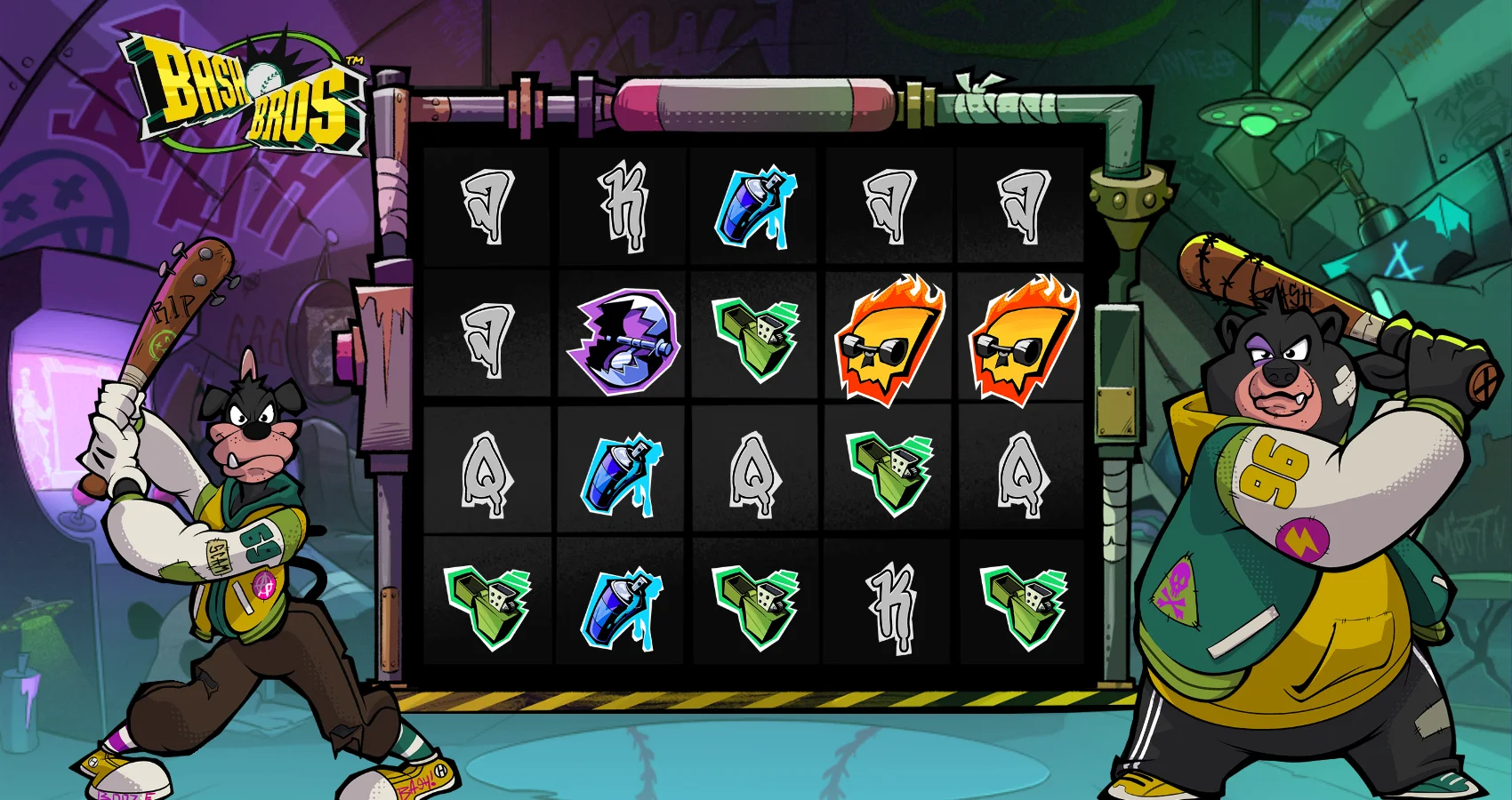 Bash Bros by Hacksaw Gaming - background 5