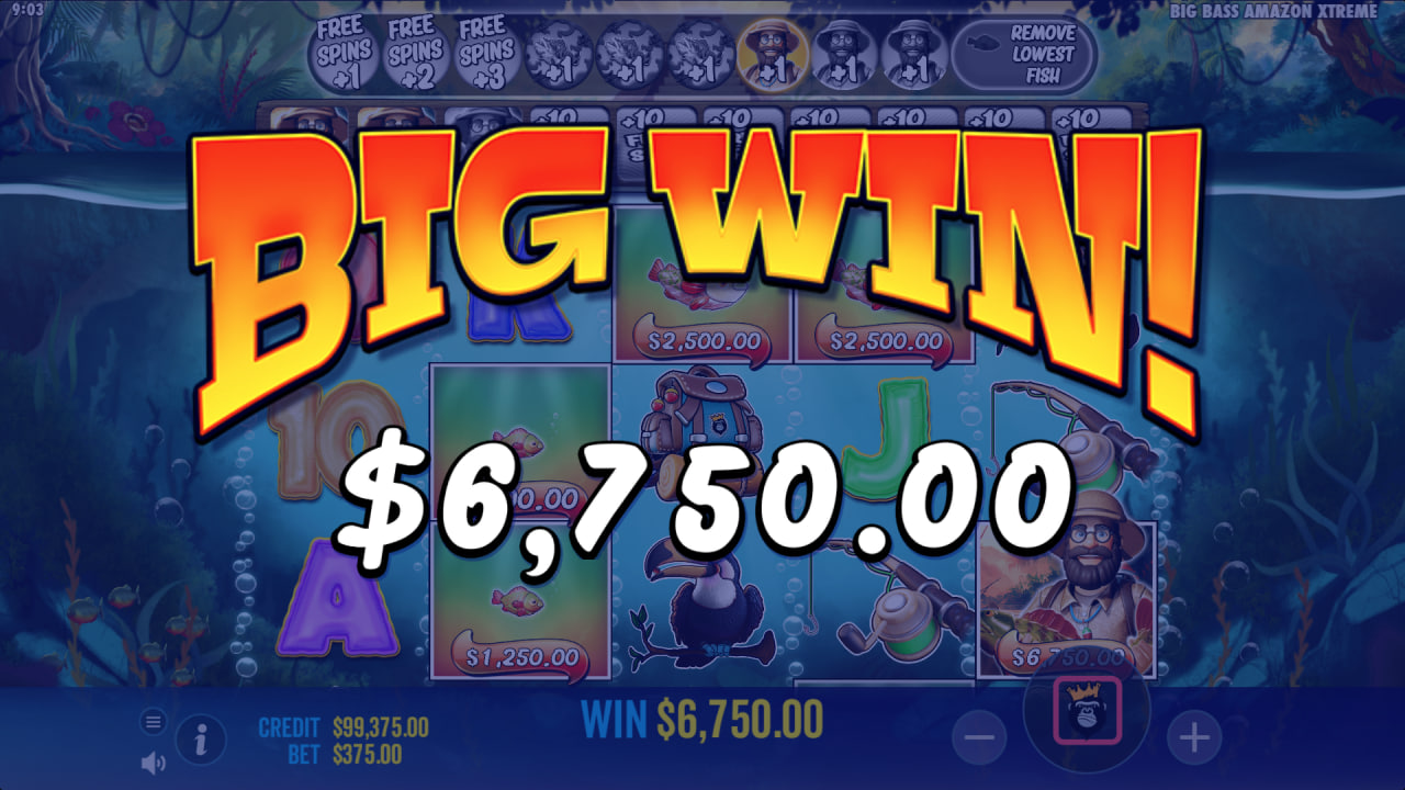 Big Bass Amazon Xtreme by Pragmatic Play screen 3
