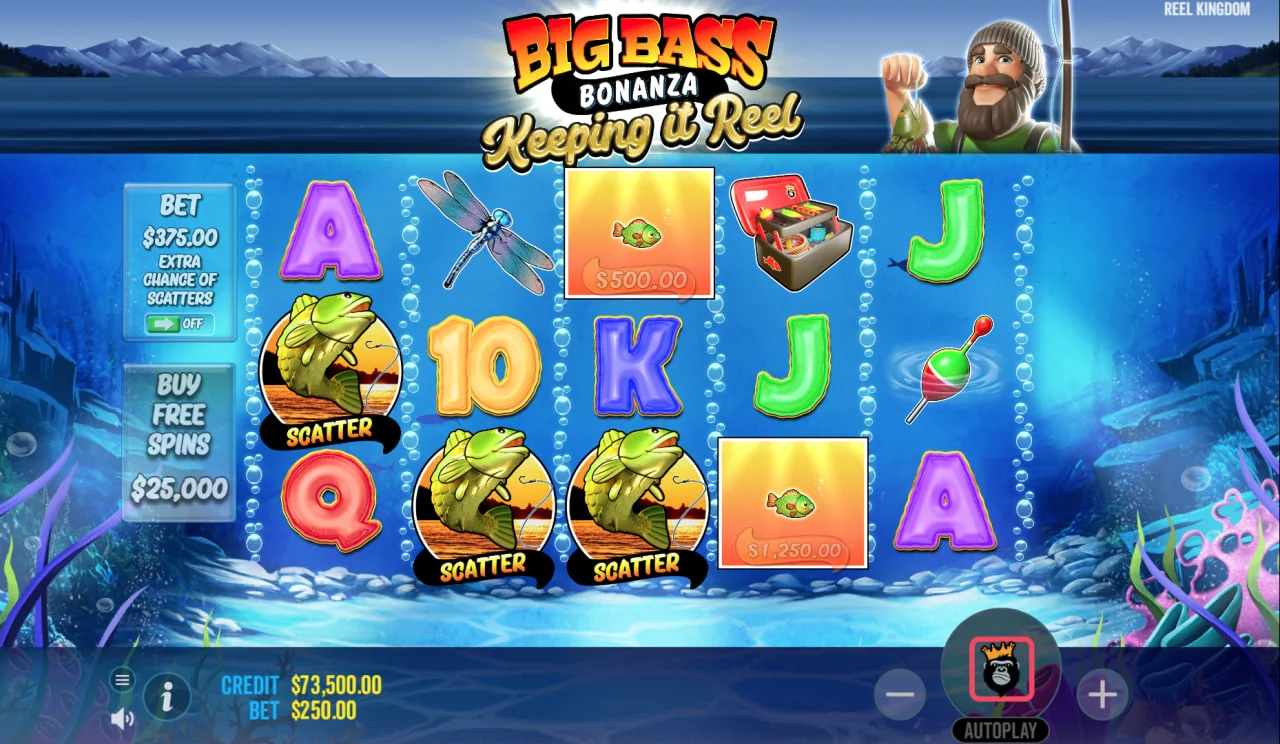 Big Bass Keeping it Reel by Pragmatic Play - background 5