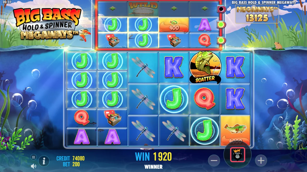 Big Bass Hold & Spinner Megaways by Pragmatic Play - background 5