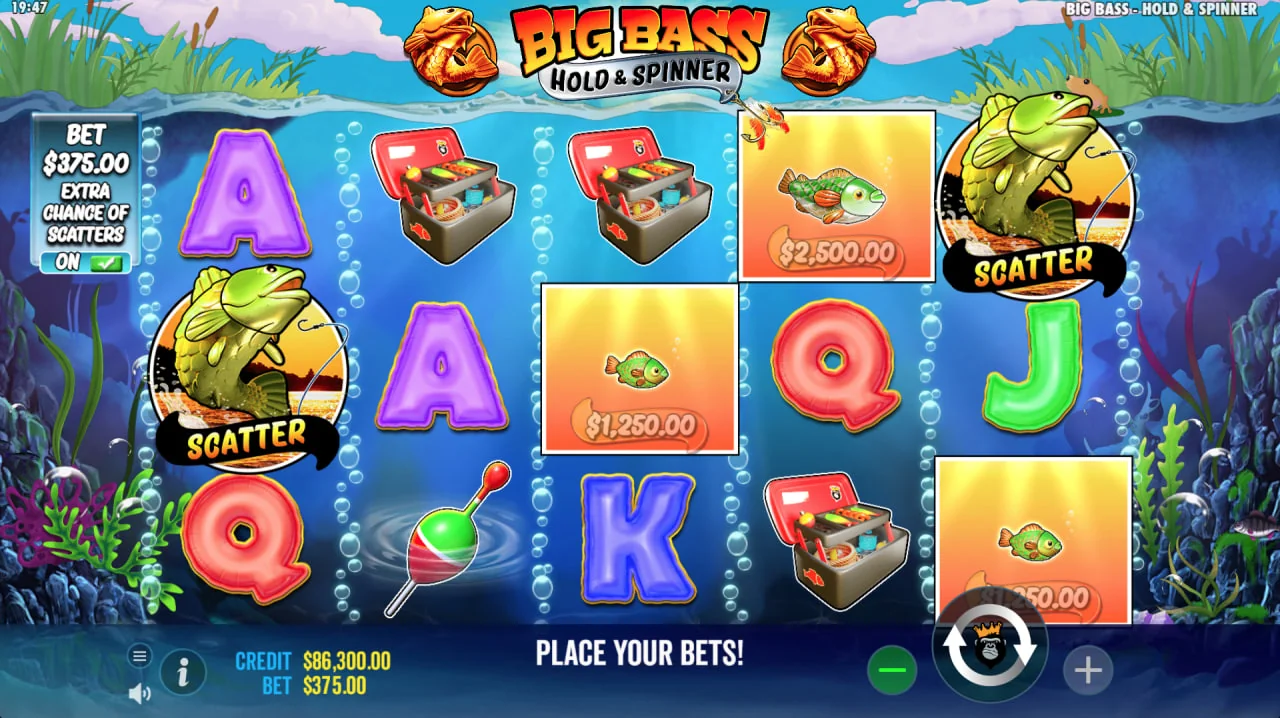 Big Bass Hold & Spinner by Pragmatic Play - background 5