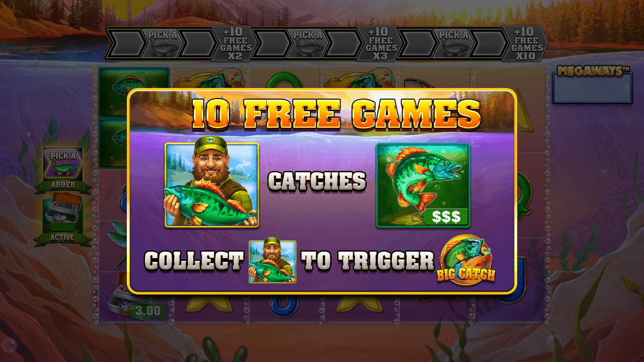 Big Catch Bass Fishing Megaways by Blueprint Gaming screen 2