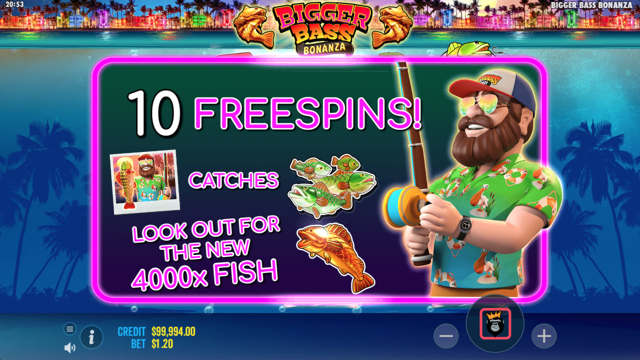 Bigger Bass Bonanza by Pragmatic Play screen 1
