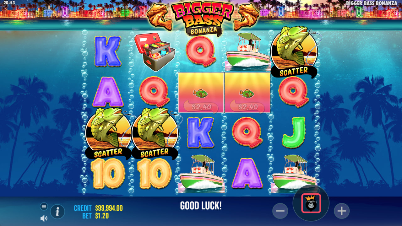 Bigger Bass Bonanza by Pragmatic Play screen 2