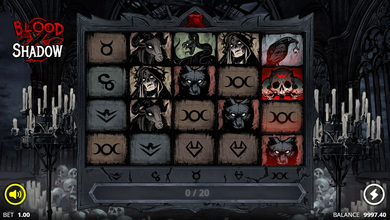 Blood & Shadow by Nolimit City - background 5