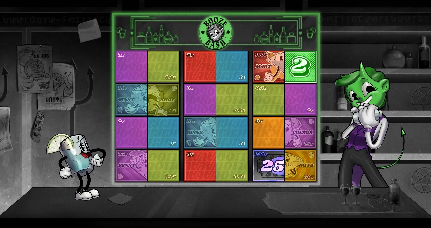 Booze Bash by Hacksaw Gaming - background 1